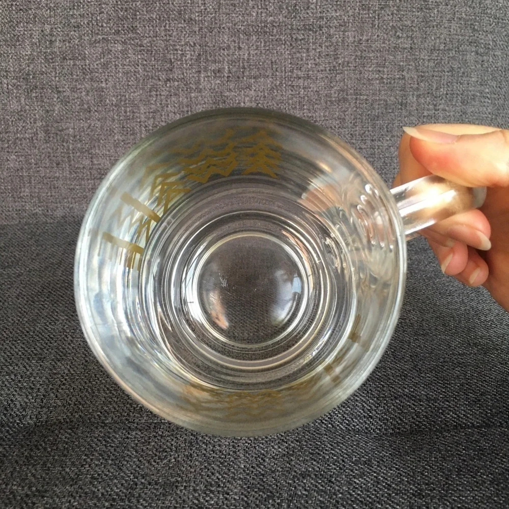 Why the **** am I AWAKE” Mug, Glass, Gold, 18 oz